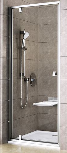 RAVAK PIVOT PDOP1 80 sprchové dvere 80x190 cm, pivotové, satin/sklo transparent  03G40U00Z1 Obrázek - Hlavní obrázek