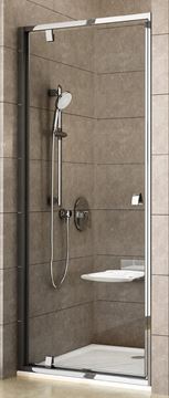 RAVAK PIVOT PDOP1-80 sprchové dvere 80x190 cm, pivotové, bright alu/sklo transparent
