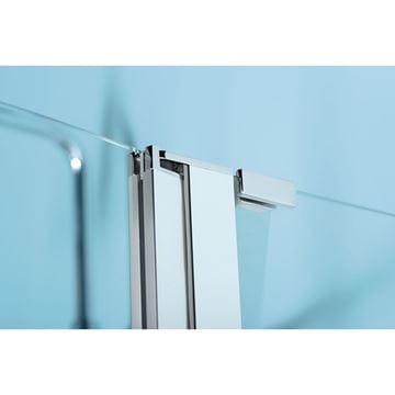 POLYSAN ZOOM LINE sprchové dvere 100x190 cm, lietacie, chróm/číre sklo ZL1310 Obrázek - fotka