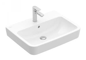 VILLEROY & BOCH O.NOVO umývadlo 60 cm, s otvorom pre batériu a prepadom, alpská biela