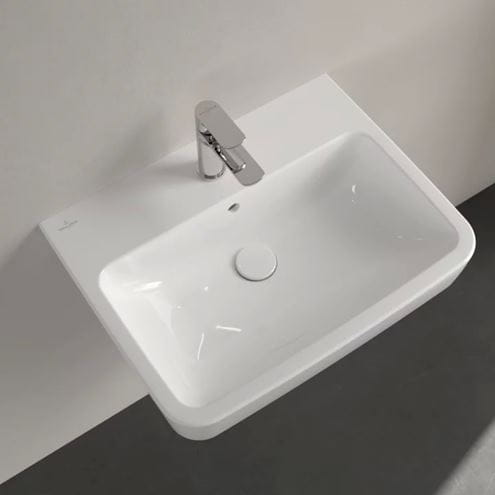 VILLEROY & BOCH O.NOVO umývadlo 60 cm, s otvorom pre batériu a prepadom, alpská biela 4A416001 Obrázek - fotka