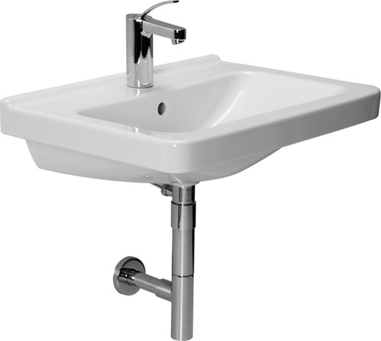 JIKA CUBITO umývadlo 65 cm, s otvorom pre batériu a prepadom H8104240001041 Obrázek - Hlavní obrázek