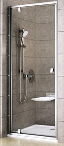RAVAK PIVOT PDOP1 90 sprchové dvere 90x190 cm, pivotové, satin/sklo transparent