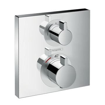 HANSGROHE ECOSTAT SQUARE podomietková termostatická batéria, pre 2 spotrebiče, chróm