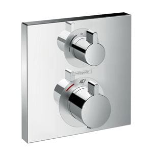 HANSGROHE ECOSTAT SQUARE podomietková termostatická batéria, pre 2 spotrebiče, chróm