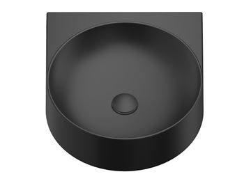 RAVAK YARD 400 umývadlo 40,5 cm, bez prepadu, matná čierna XJX0D040000 Obrázek - fotka