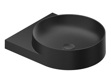 RAVAK YARD 400 umývadlo 40,5 cm, bez prepadu, matná čierna XJX0D040000 Obrázek - fotka