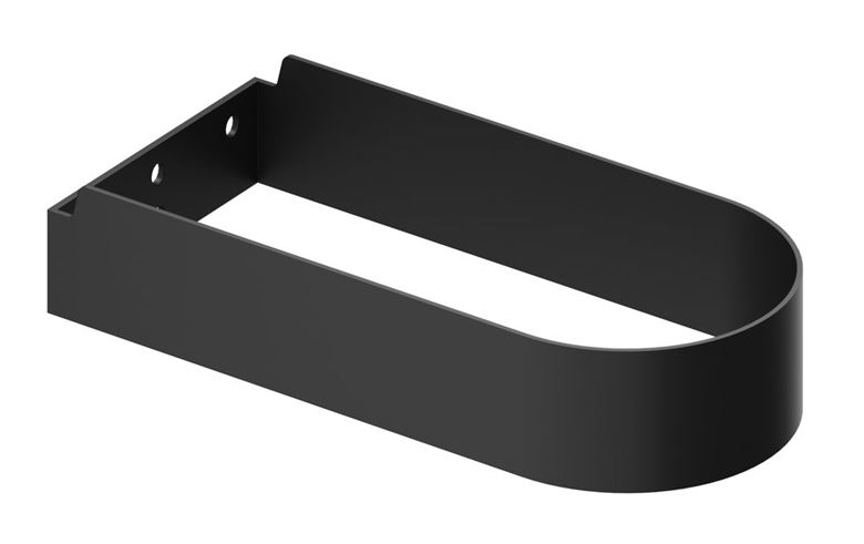 RAVAK YARD 400 umývadlo 40,5 cm, bez prepadu, matná čierna XJX0D040000 Obrázek - fotka