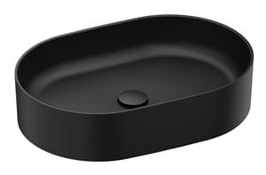 RAVAK CERAMIC 550 SLIM O umývadlo na dosku 55 cm, bez prepadu, matná čierna