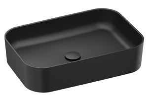 RAVAK CERAMIC 550 SLIM R umývadlo na dosku 55 cm, bez prepadu, matná čierna