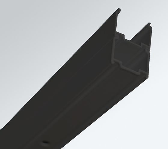 RAVAK PIVOT PDOP2-100 sprchové dvere 100x190 cm, pivotové, black/sklo transparent 03GA0300Z1 Obrázek - fotka