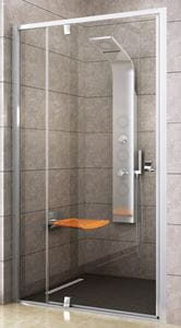 RAVAK PIVOT PDOP2-110 sprchové dvere 110x190 cm, pivotové, bright alu/sklo transparent