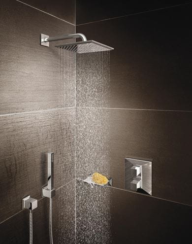 GROHE EUPHORIA CUBE 150 horná sprcha 152x152 mm, Water Saving, chróm 27705000 Obrázek - fotka