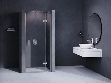 RAVAK SMARTLINE SMSD2 120 A sprchové dvere 120x190 cm, krídlové, pravé, chróm/sklo transparent 0SPGAA00Z1 Obrázek - fotka