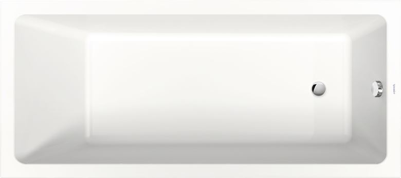 DURAVIT NO.1 vaňa 180x80 cm, bez nožičiek, akrylát 700491000000000 Obrázek - Hlavní obrázek