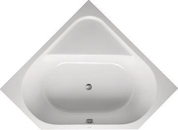DURAVIT D-CODE rohová vaňa 140x140 cm, pre 2 osoby, bez nožičiek, akrylát 700137000000000 Obrázek - fotka