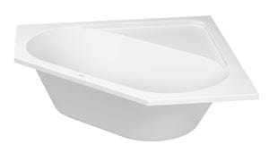 DURAVIT D-CODE rohová vaňa 140x140 cm, pre 2 osoby, bez nožičiek, akrylát