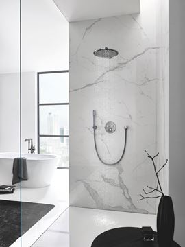 GROHE RAINSHOWER COSMOPOLITAN 310 horná sprcha pr. 310 mm, s ramenom, Water Saving, Hard Graphite 26066A00 Obrázek - fotka