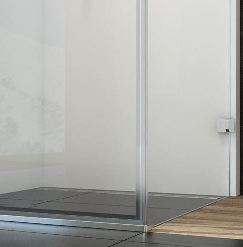 RAVAK BRILLIANT BSD2 90R sprchové dvere 90x195 cm, krídlové, pravé, chróm/sklo transparent 0UP7AA00Z1 Obrázek - fotka