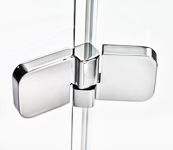 RAVAK BRILLIANT BSD2 90R sprchové dvere 90x195 cm, krídlové, pravé, chróm/sklo transparent 0UP7AA00Z1 Obrázek - fotka