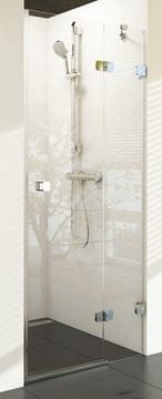 RAVAK BRILLIANT BSD2 90R sprchové dvere 90x195 cm, krídlové, pravé, chróm/sklo transparent