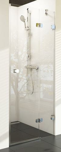 RAVAK BRILLIANT BSD2 90R sprchové dvere 90x195 cm, krídlové, pravé, chróm/sklo transparent 0UP7AA00Z1 Obrázek - Hlavní obrázek