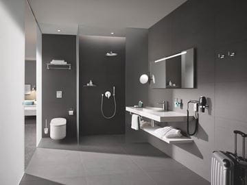 GROHE RAINSHOWER COSMOPOLITAN 310 horná sprcha pr. 310 mm, s ramenom, Water Saving, chróm 26066000 Obrázek - fotka