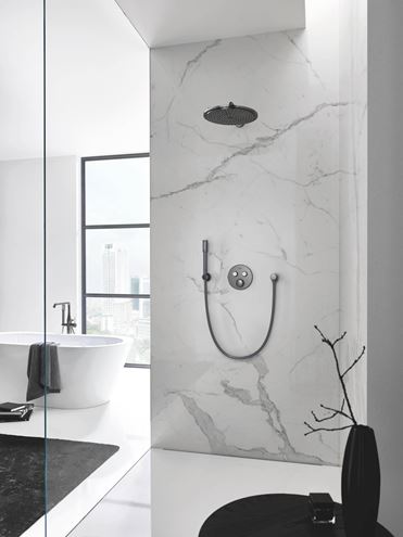 GROHE RAINSHOWER COSMOPOLITAN 310 horná sprcha pr. 310 mm, s ramenom, Water Saving, brúsený Hard Graphite 26066AL0 Obrázek - fotka