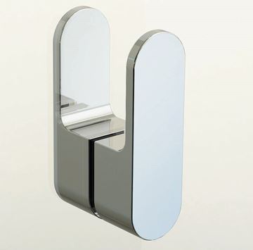 RAVAK CHROME CSD1 80 sprchové dvere 80x195 cm, lietacie, lesk/sklo transparent 0QV40C00Z1 Obrázek - fotka