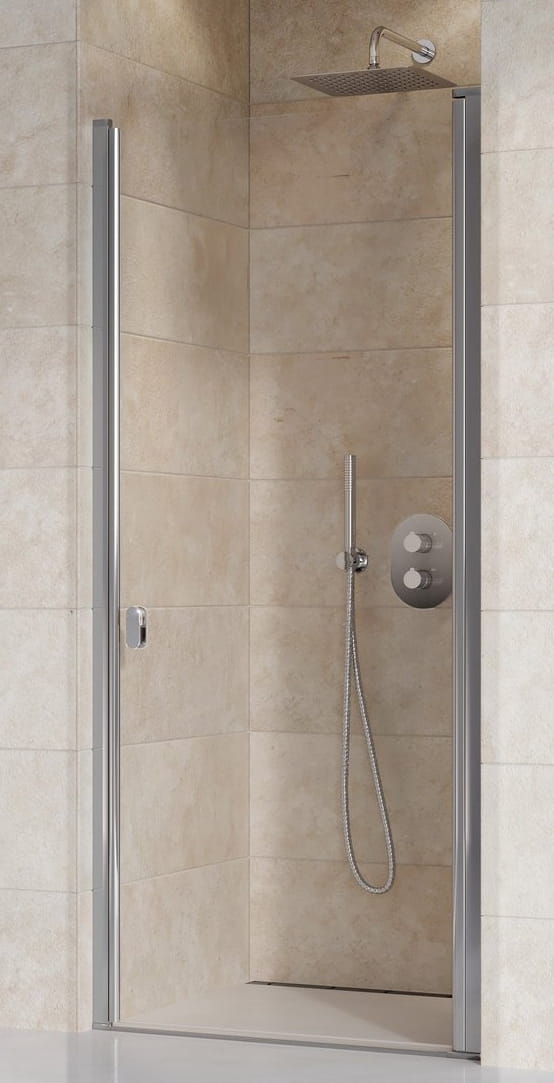 RAVAK CHROME CSD1 80 sprchové dvere 80x195 cm, lietacie, lesk/sklo transparent