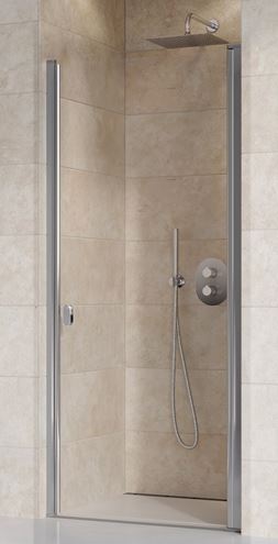 RAVAK CHROME CSD1 80 sprchové dvere 80x195 cm, lietacie, lesk/sklo transparent 0QV40C00Z1 Obrázek - Hlavní obrázek