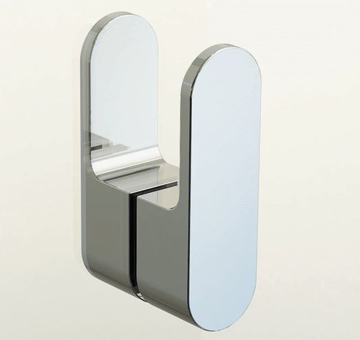 RAVAK CHROME CSD2 100 sprchové dvere 100x195 cm, lietacie, lesk/sklo transparent 0QVACC00Z1 Obrázek - fotka