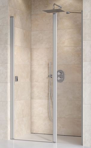 RAVAK CHROME CSD2 110 sprchové dvere 110x195 cm, lietací, satin/sklo transparent 0QVDCU00Z1 Obrázek - Hlavní obrázek