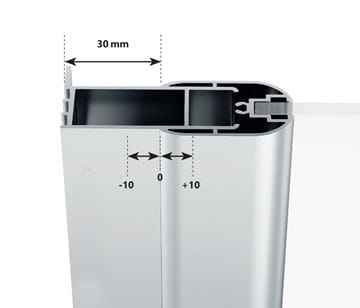RAVAK CHROME CSD2 120 sprchové dvere 120x195 cm, lietací, satin/sklo transparent 0QVGCU00Z1 Obrázek - fotka