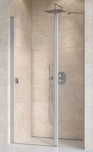 RAVAK CHROME CSD2 120 sprchové dvere 120x195 cm, lietací, satin/sklo transparent 0QVGCU00Z1 Obrázek - Hlavní obrázek