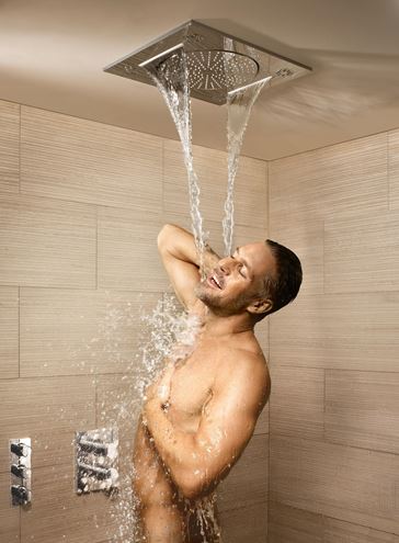 GROHE RAINSHOWER F-SERIES 15" horná sprcha 381x456 mm, 3 prúdy, chróm 27939001 Obrázek - fotka