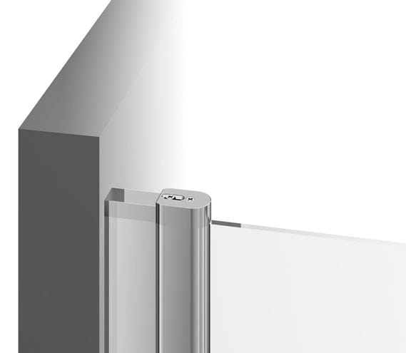 RAVAK CHROME CSDL2 120 sprchové dvere 120x195 cm, lietacie, lesk/sklo transparent 0QVGCC0LZ1 Obrázek - fotka