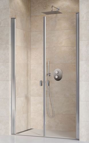 RAVAK CHROME CSDL2 110 sprchové dvere 110x195 cm, lietací, chróm lesk/sklo transparent 0QVDCC0LZ1 Obrázek - Hlavní obrázek