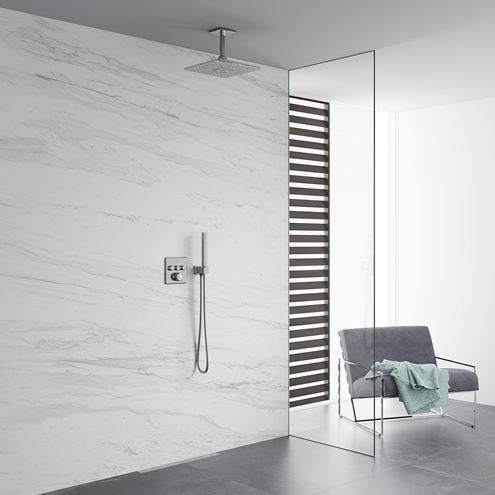GROHE RAINSHOWER SMARTACTIVE 310 CUBE horná sprcha 310x310 mm, 2 prúdy, s ramenom, chróm 26481000 Obrázek - fotka