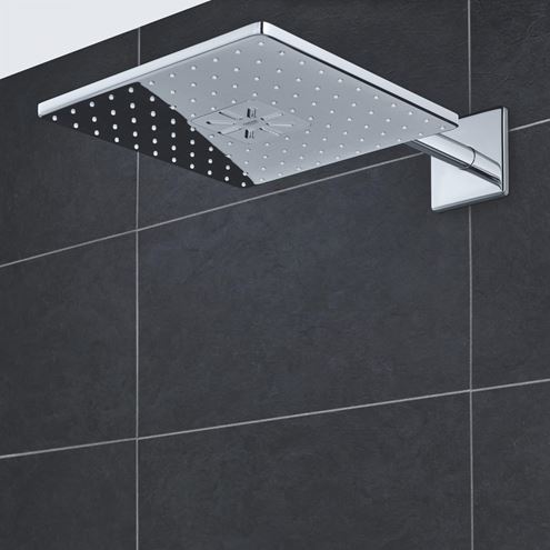 GROHE RAINSHOWER SMARTACTIVE 310 CUBE horná sprcha 310x310 mm, 2 prúdy, s ramenom, chróm 26479000 Obrázek - fotka