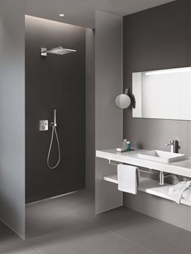 GROHE RAINSHOWER SMARTACTIVE 310 CUBE horná sprcha 310x310 mm, 2 prúdy, s ramenom, chróm 26479000 Obrázek - fotka