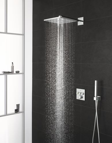 GROHE RAINSHOWER SMARTACTIVE 310 CUBE horná sprcha 310x310 mm, 2 prúdy, s ramenom, chróm 26479000 Obrázek - fotka
