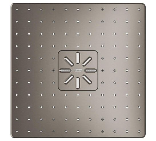 GROHE RAINSHOWER SMARTACTIVE 310 CUBE horná sprcha 310x310 mm, 2 prúdy, s ramenom, brúsený hard graphite 26479AL0 Obrázek - fotka