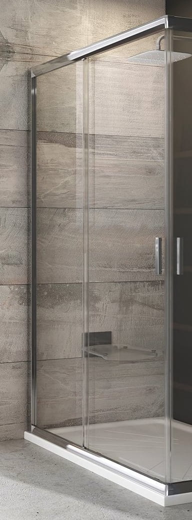 RAVAK BLIX BLRV2K 100 sprchové dvere 100x190 cm, posuvné, chróm lesk/sklo transparent