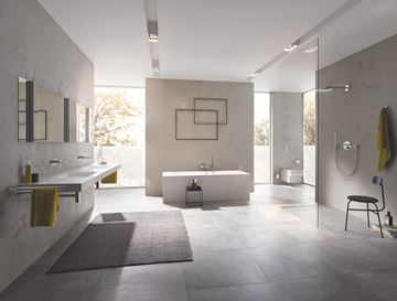 GROHE RAINSHOWER SMARTACTIVE 310 horná sprcha pr. 310 mm, 2 prúdy, s ramenom, supersteel 26475DC0 Obrázek - fotka