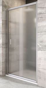 RAVAK BLIX BLDP2 100 sprchové dvere 100x190 cm, posuvné, satin/sklo grape