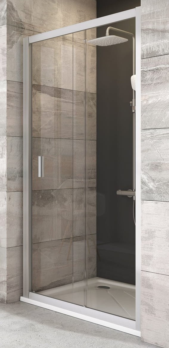 RAVAK BLIX BLDP2 110 sprchové dvere 110x190 cm, posuvné, chróm lesk/sklo transparent