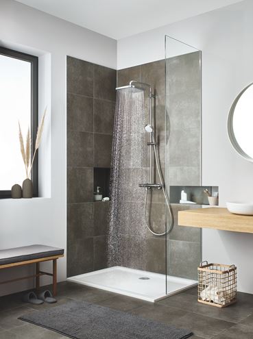 GROHE TEMPESTA 250 CUBE horná sprcha 250x250 mm, Water Saving, biela/chróm 26685000 Obrázek - fotka