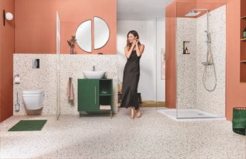 GROHE TEMPESTA 250 CUBE horná sprcha 250x250 mm, Water Saving, biela/chróm 26685000 Obrázek - fotka