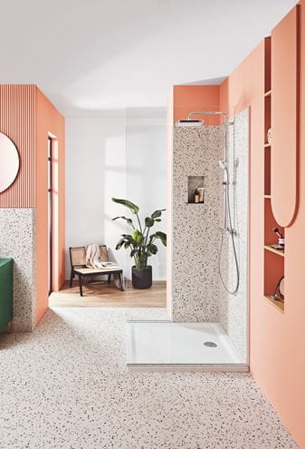 GROHE TEMPESTA 250 CUBE horná sprcha 250x250 mm, Water Saving, biela/chróm 26685000 Obrázek - fotka